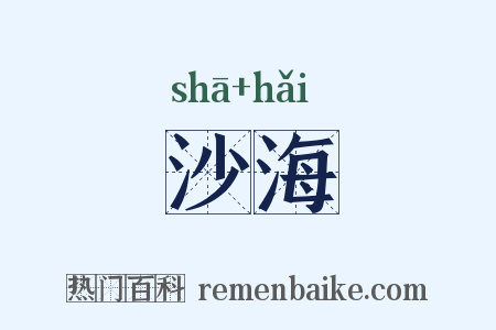 沙海是什么意思的图片